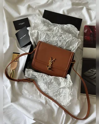 Saint Laurent Solferino Brown Gold (Оригінальна коробка) 19 х 16 х 6 — головне фото товару