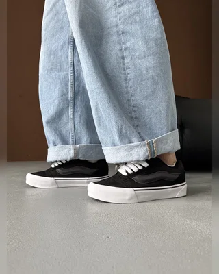 Vans Knu Skool White Black — головне фото товару