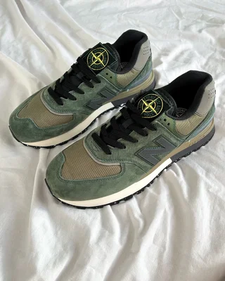 Stone Island New Balance 574 Legacy "Stone Island Dark Green" — головне фото товару