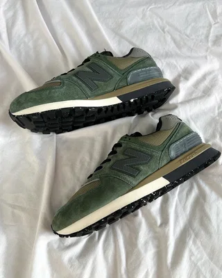 Stone Island New Balance 574 Legacy "Stone Island Dark Green" — головне фото товару