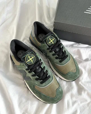 Stone Island New Balance 574 Legacy "Stone Island Dark Green" — головне фото товару