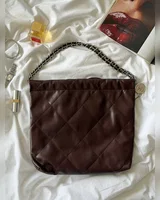 Chanel 22 Handbag Burgundy with Silver Hardware 30 x 30 x 8 см — головне фото товару