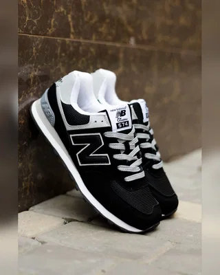 New Balance 574 • Black Grey • — головне фото товару