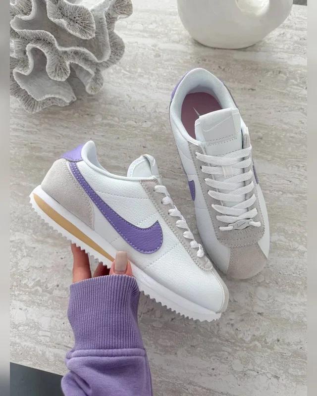 Nike Cortez White Violet — головне фото товару