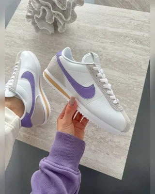 Nike Cortez White Violet — головне фото товару