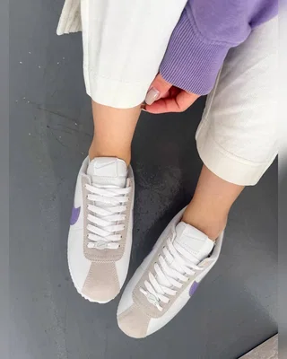 Nike Cortez White Violet — головне фото товару