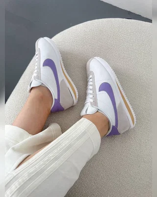 Nike Cortez White Violet — головне фото товару