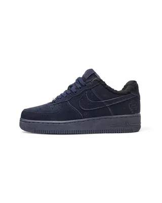 Nike Air Force Fur • Dark Blue • — головне фото товару