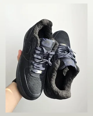 Nike Air Force Fur • Dark Blue • — головне фото товару