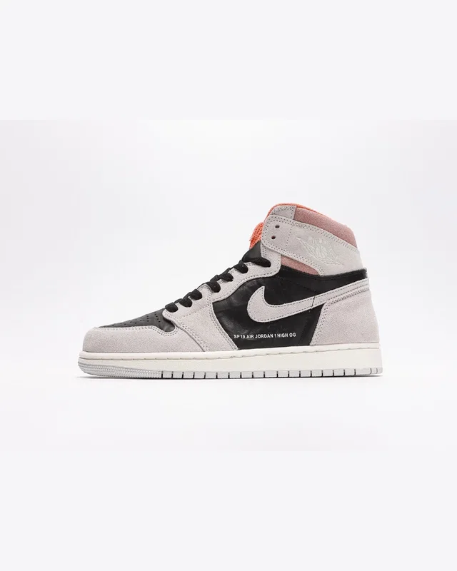 Nike 1 Retro Grey Crimson Premium — головне фото товару