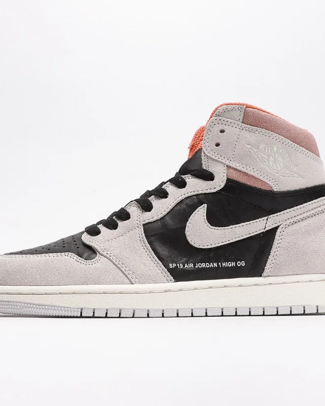 Nike 1 Retro Grey Crimson Premium — головне фото товару
