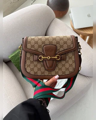 Gucci Lady Web GG Canvas Shoulder Bag [магнітна коробка] — головне фото товару