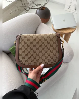 Gucci Lady Web GG Canvas Shoulder Bag [магнітна коробка] — головне фото товару