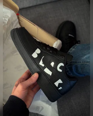 Comme des Garçons Air Force 1 СOMME des GARCONS Black — головне фото товару