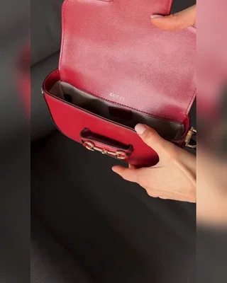 Gucci Horsebit 1955 Mini Bag Red Soft [оригінальна коробка] 20 х 15 х 5 — головне фото товару