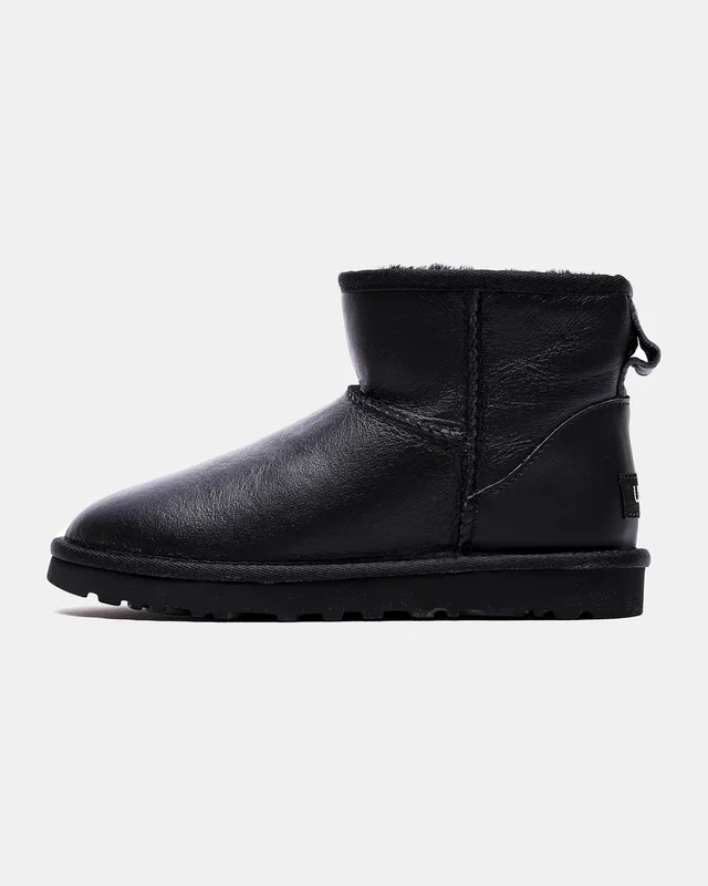 UGG Ultra Mini Black ( шкіра ) — головне фото товару