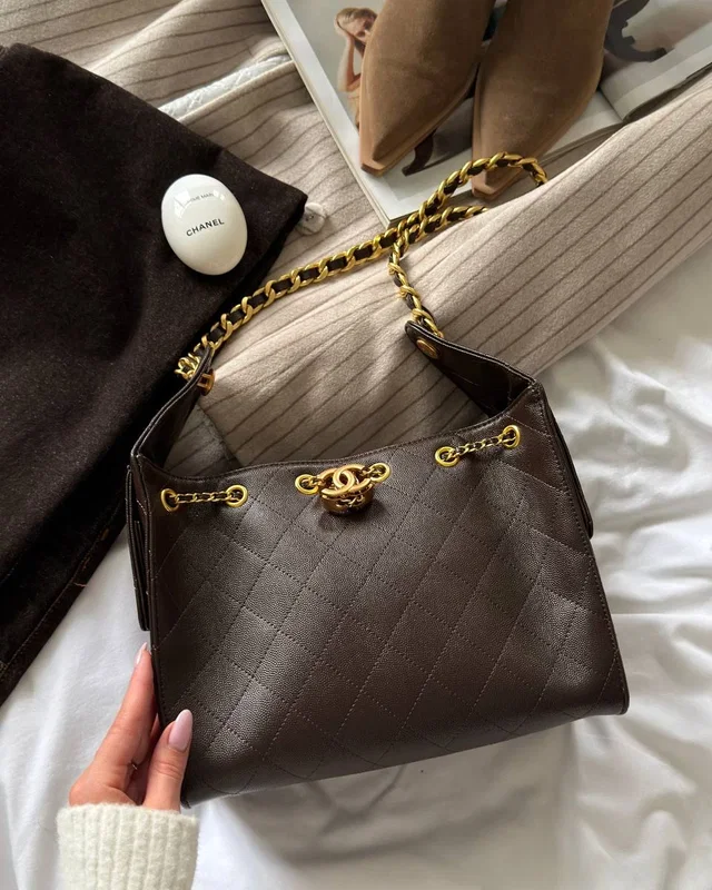 Chanel 25 Small Handbag Brown/Gold — головне фото товару