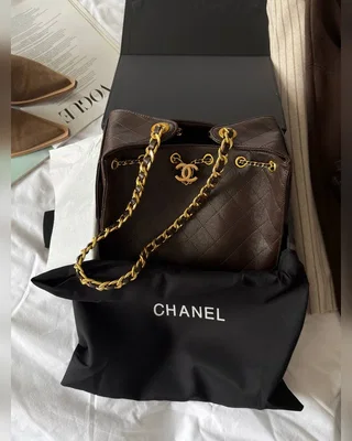 Chanel 25 Small Handbag Brown Gold — головне фото товару