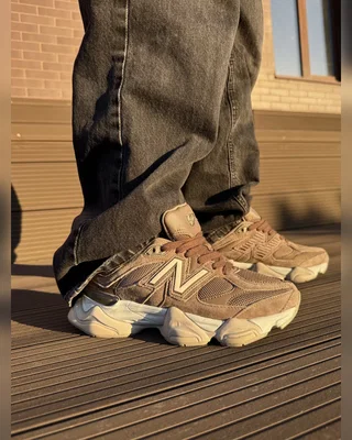 New Balance 9060 brown white — головне фото товару