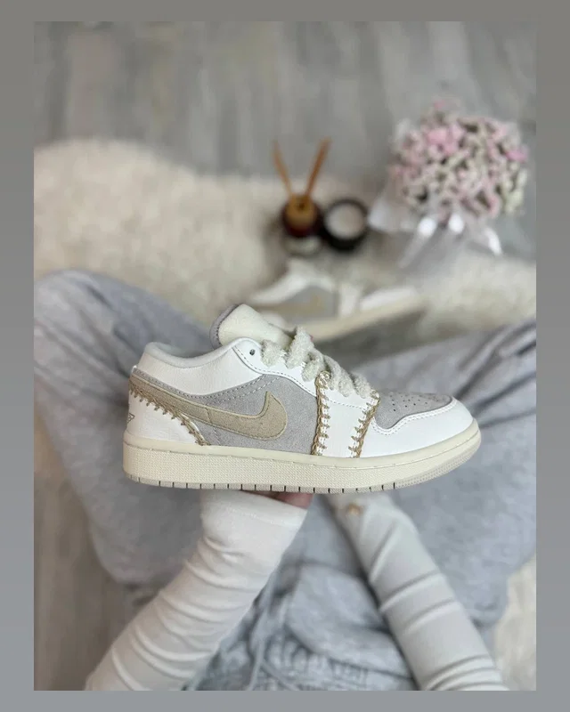 Nike 1 Low white beige premium — головне фото товару