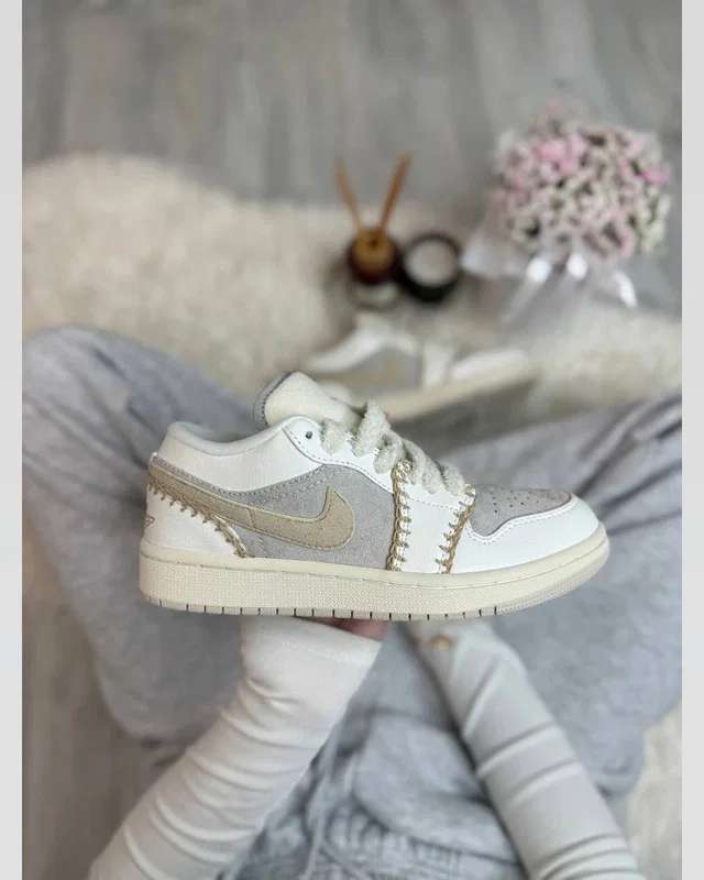 Nike 1 Low white beige premium — головне фото товару