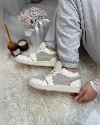 Nike 1 Low white beige premium — головне фото товару