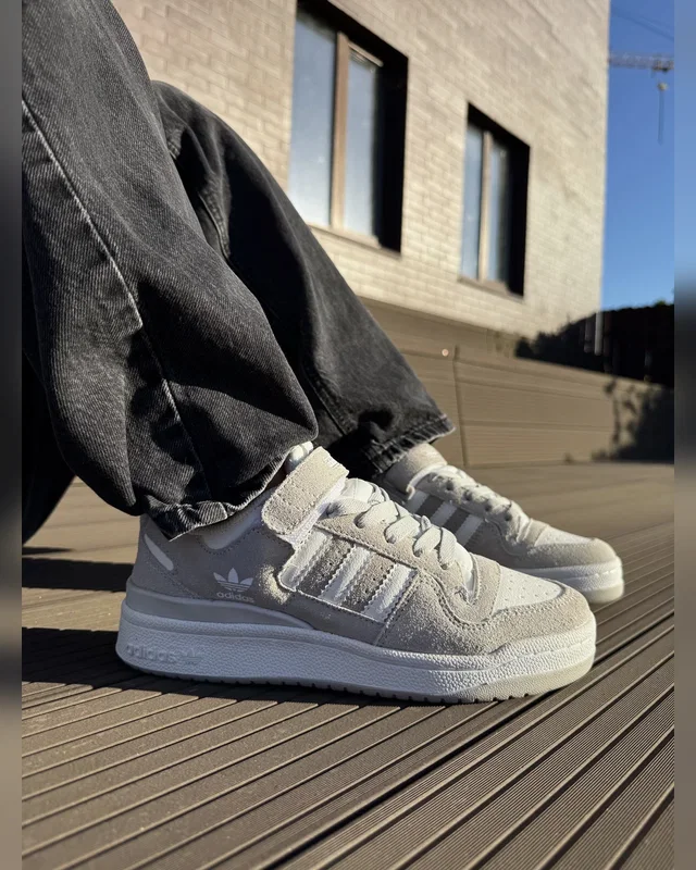 Adidas forum grey white — головне фото товару