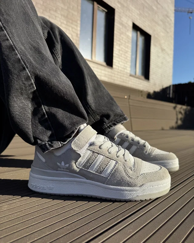 Adidas forum grey white — головне фото товару