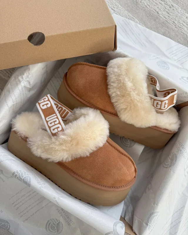 UGG Funkette Slipper Platform Chestnut — головне фото товару