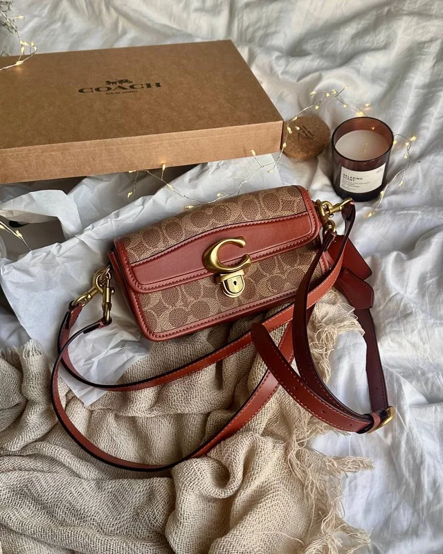 COACH Coach Studio Shoulder Bag In Signature Canvas Brown [крафт коробка] 19 х 12 х 6 COACH — головне фото товару