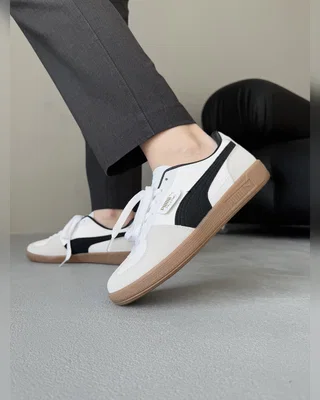 Puma Palermo Leather White Gray Gum — головне фото товару
