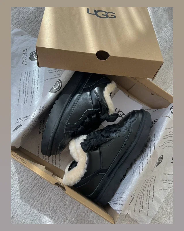 UGG Lowmel Sneaker Leather Black — головне фото товару
