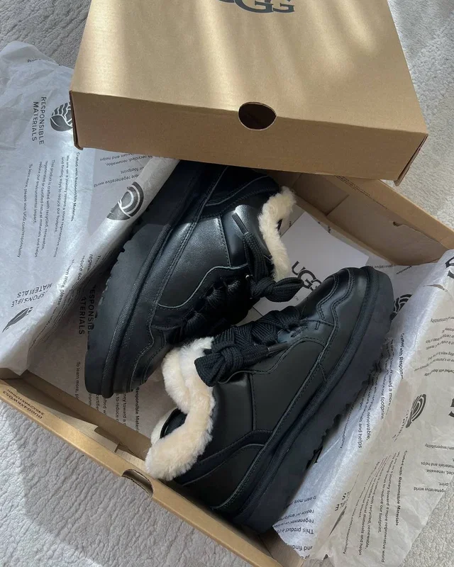 UGG Lowmel Sneaker Leather Black — головне фото товару