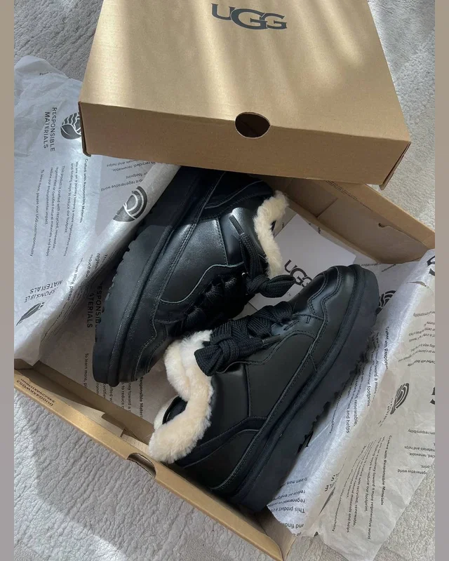 UGG Lowmel Sneaker Leather Black — головне фото товару