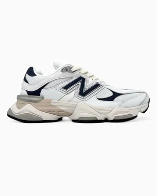 New Balance 9060 White Beige Dark Blue — головне фото товару