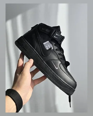 Nike Air Force Utility Fur • Black • — головне фото товару