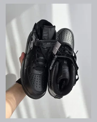 Nike Air Force Utility Fur • Black • — головне фото товару