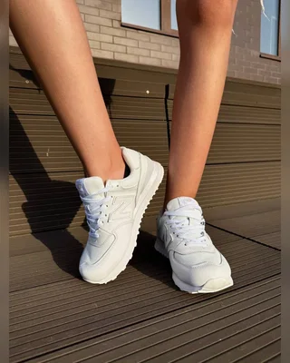 New Balance 574 white — головне фото товару