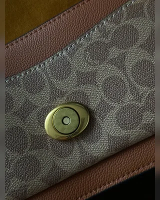 COACH ‎‎‎‎ Coach Tabby Shoulder Bag 26 In Signature Canvas White Ginger [крафтова брендована коробка] 26 x 14 x 7 — головне фото товару