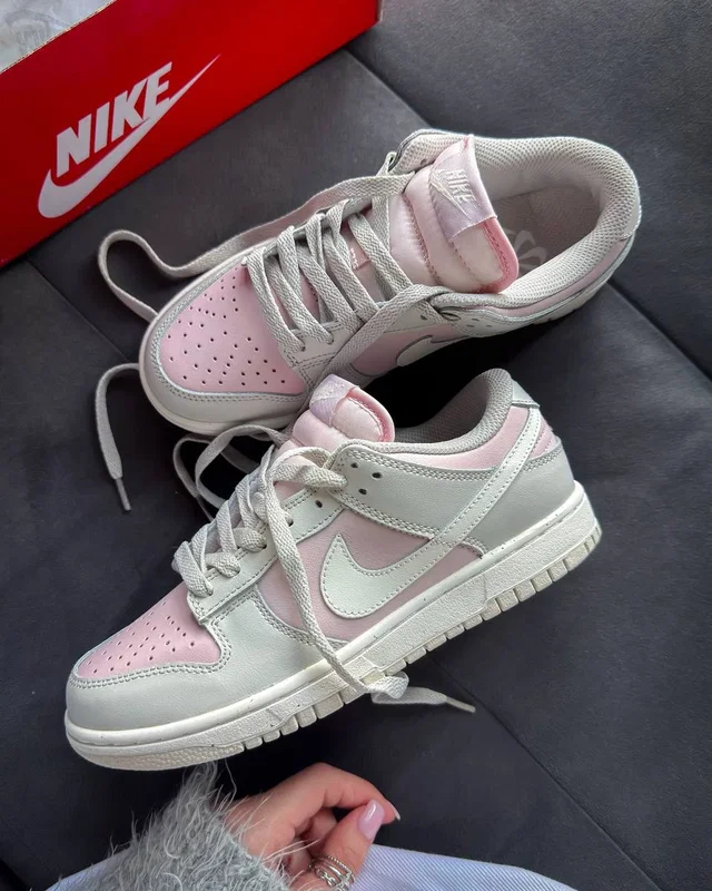 Nike Dunk Low Pink/Grey — головне фото товару