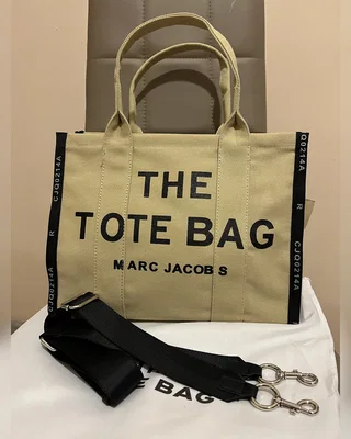 ⭐ Marc Jacobs Marc Jacobs The Jacquard Large Tote Bag Beige ⭐ Marc Jacobs — головне фото товару