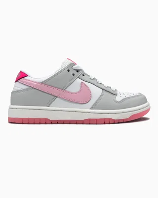Nike SB Dunk Low Grey White Pink — головне фото товару