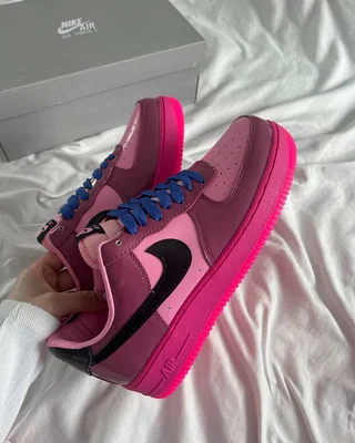Nike Air Force 1 Low Pink Cooler/Black-Mulberry Rose — головне фото товару