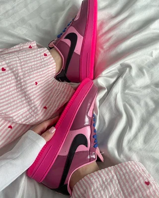 Nike Air Force 1 Low Pink Cooler/Black-Mulberry Rose — головне фото товару