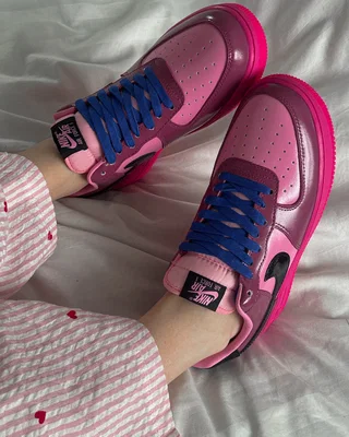 Nike Air Force 1 Low Pink Cooler/Black-Mulberry Rose — головне фото товару