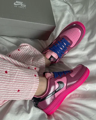 Nike Air Force 1 Low Pink Cooler/Black-Mulberry Rose — головне фото товару
