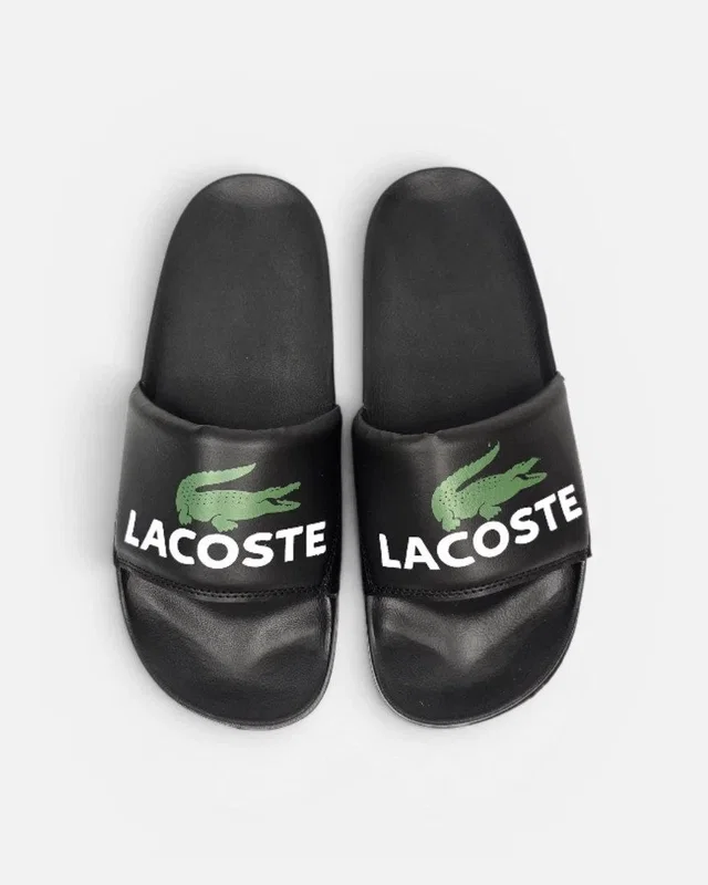 Lacoste Slides • Black White • — головне фото товару