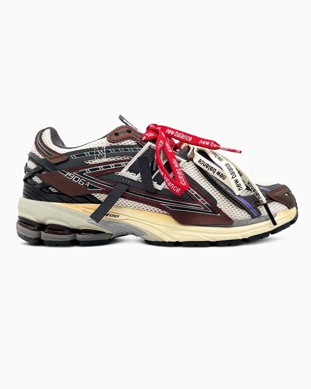 New Balance 1906A Grey/Burgundy Extreme Laces — головне фото товару