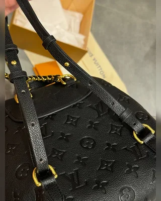 Louis Vuitton Backup Monogram Empreinte Leather Black (Коробка магніт) — головне фото товару