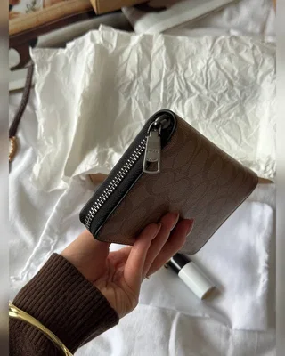 Coach Accordion Wallet Beige Black 20 х 10 х 3 Інше — головне фото товару